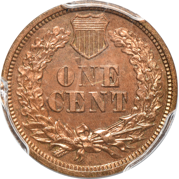 1868 PR-63BN CAC, and an 1887 PR-64RB, both PCGS