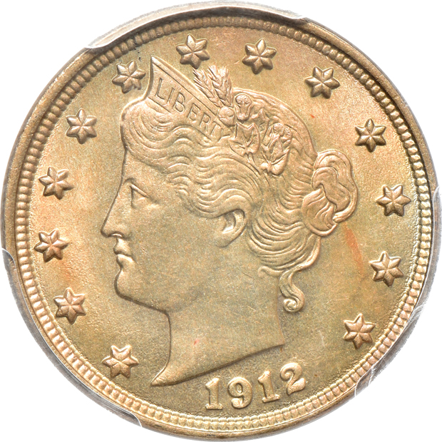 1888 NGC PR-64, and a 1912 PCGS MS-65