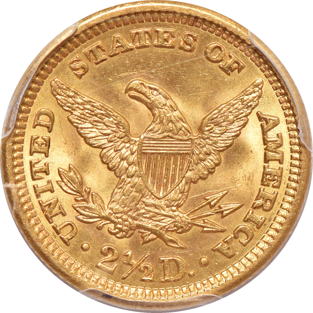 1899 Liberty half-eagle and 1907 Liberty quarter-eagle, both PCGS MS-64