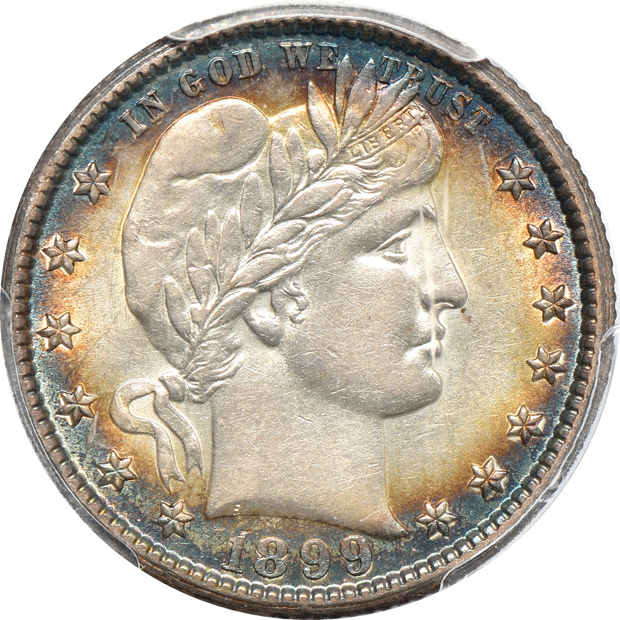 1892-S AU-55, 1899-O AU-55, and a 1915-D MS-62, all PCGS