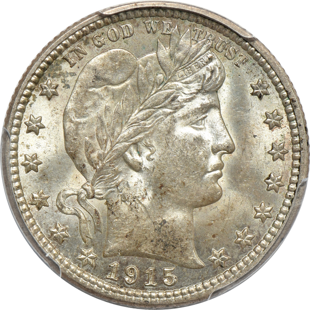 1892-S AU-55, 1899-O AU-55, and a 1915-D MS-62, all PCGS