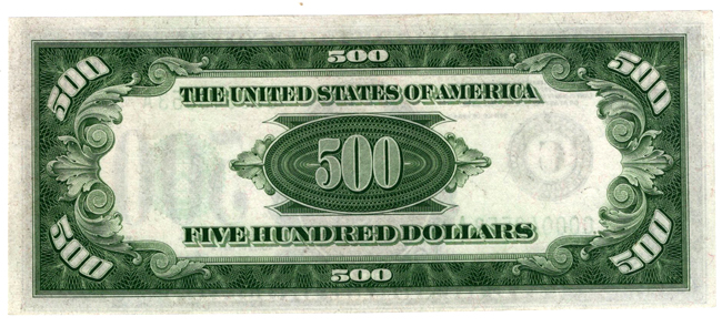 1934-A $500 Philadelphia Fr# 2202-C - AU