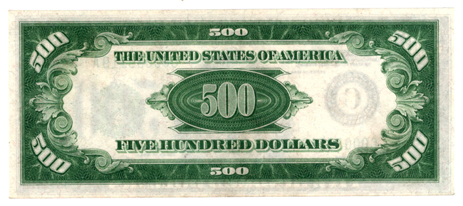 1934-A $500 Philadelphia Fr# 2202-C - AU