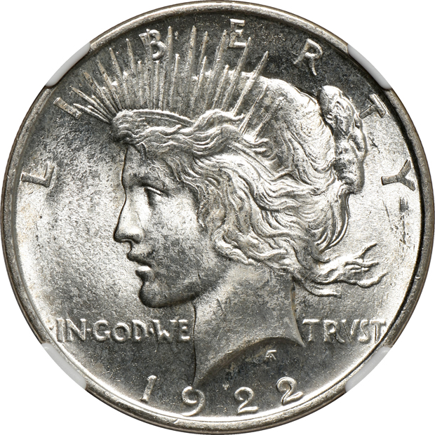 Nine 1922-D, all NGC MS-64