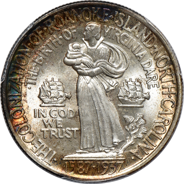 1937 Roanoke PCGS MS-67 CAC