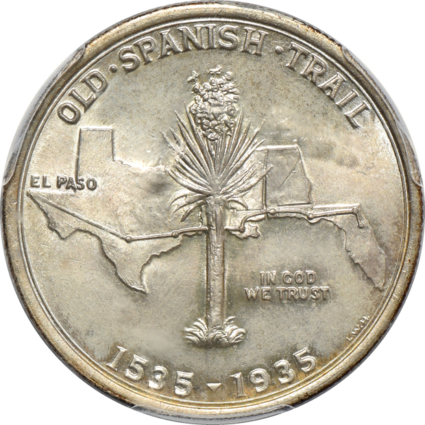 1935 Spanish Trail PCGS MS-65 CAC