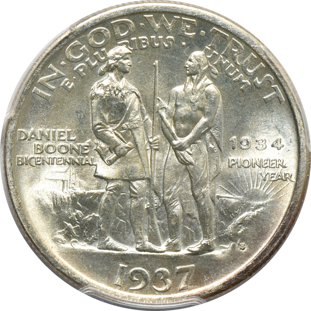 1937 Boone P, D, S set, all PCGS MS-65 CAC