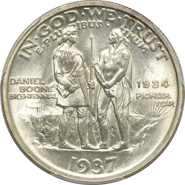1937 Boone P, D, S set, all PCGS MS-65 CAC
