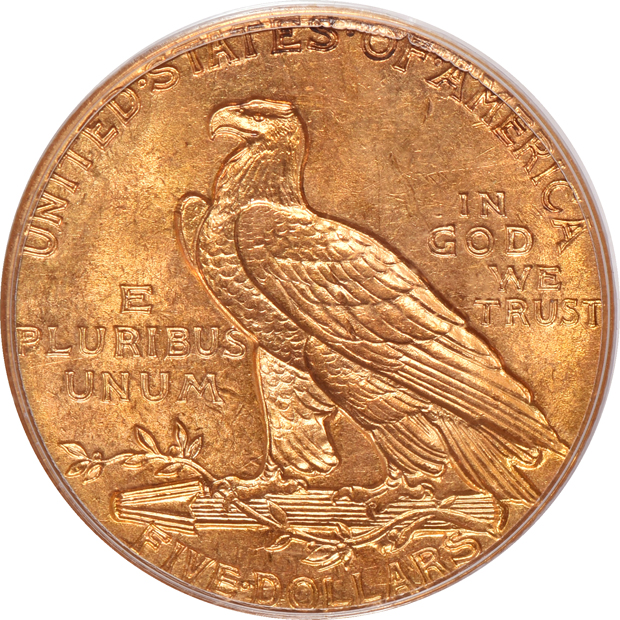 1908 Indian PCGS MS-63 (green label) CAC