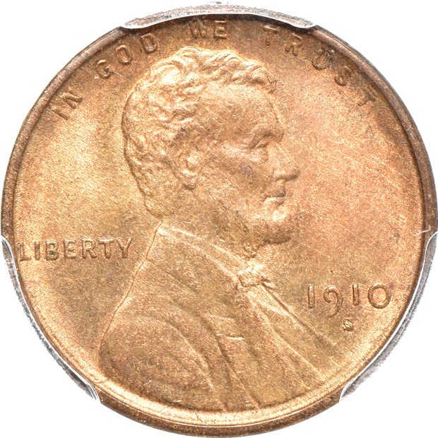 Four PCGS certified Lincoln Wheat cents