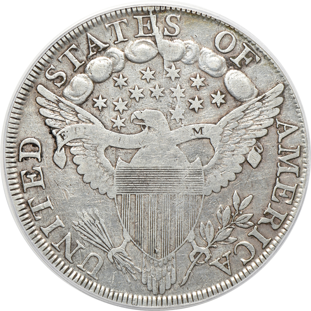 1798 Heraldic PCGS F-15