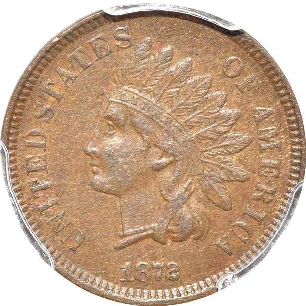 1871 XF-45 CAC, and an 1872 XF-45, both PCGS