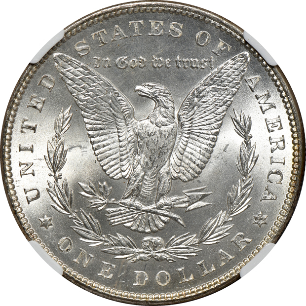 1881-S PCGS MS-64, and an 1887 MS-64 Star CAC