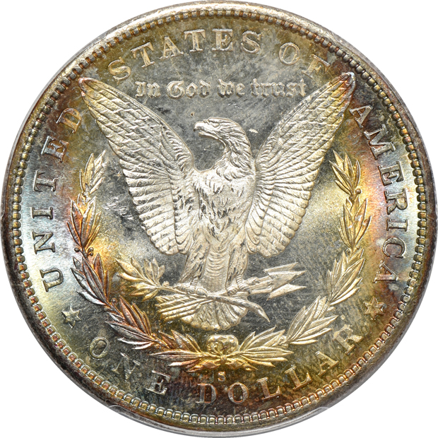 1881-S PCGS MS-64, and an 1887 MS-64 Star CAC