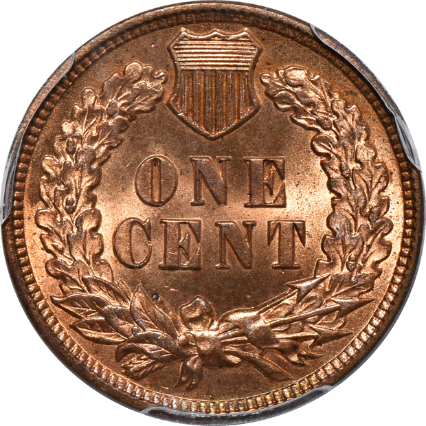 1868 MS-63RB, 1908 MS-64RB CAC, and a 1909 MS-64RD, all PCGS