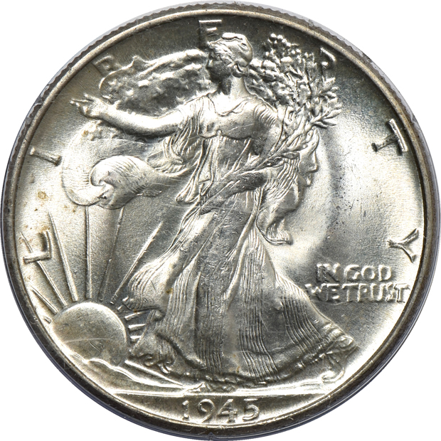 Five U.S. silver type coins, all PCGS (rattler)