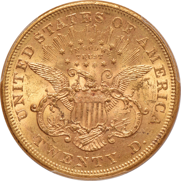 1874-S PCGS MS-62