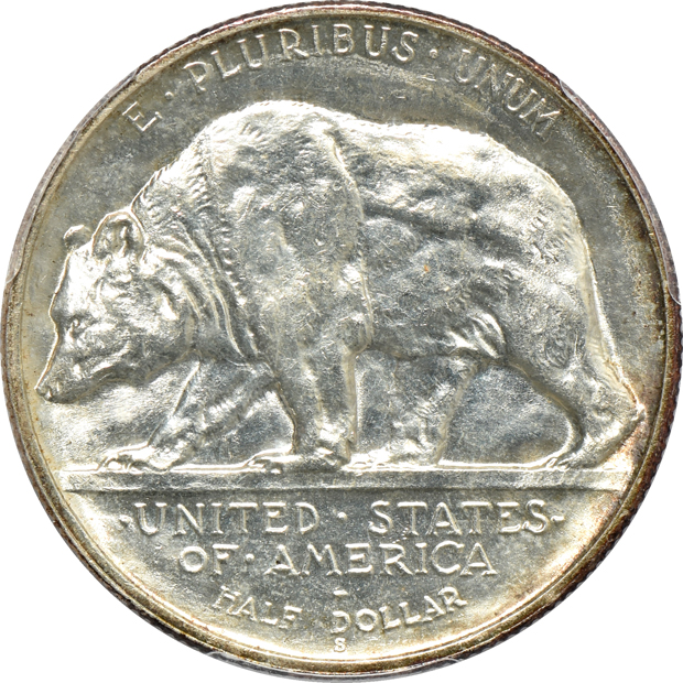 1921 Alabama MS-63, and a 1925-S California MS-64, both PCGS