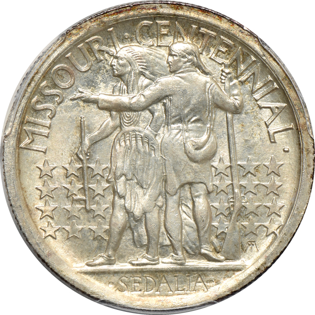 1921 Missouri 2X4 PCGS MS-63