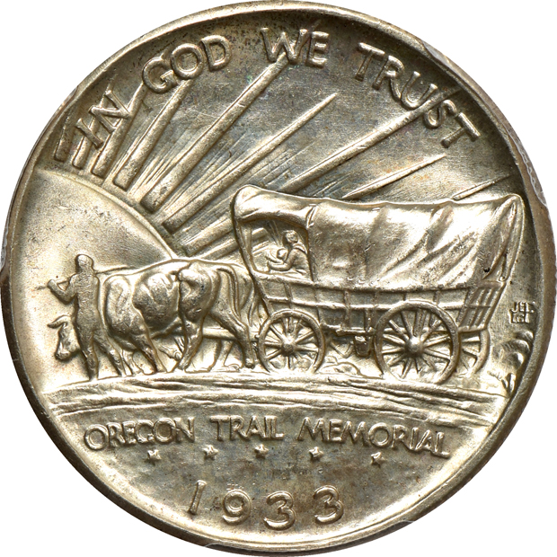 1933-D Oregon PCGS MS-66 CAC