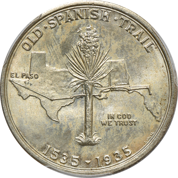 1935 Spanish Trail PCGS MS-64 CAC