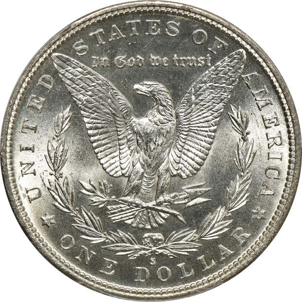 1885-S and 1886-S, both PCGS MS-63