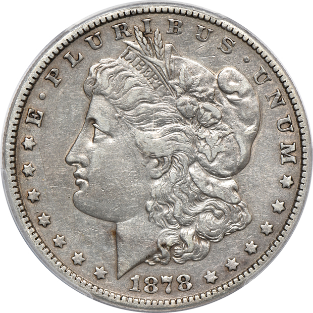 Ten 1878 7TF Reverse of 1878, all PCGS certified