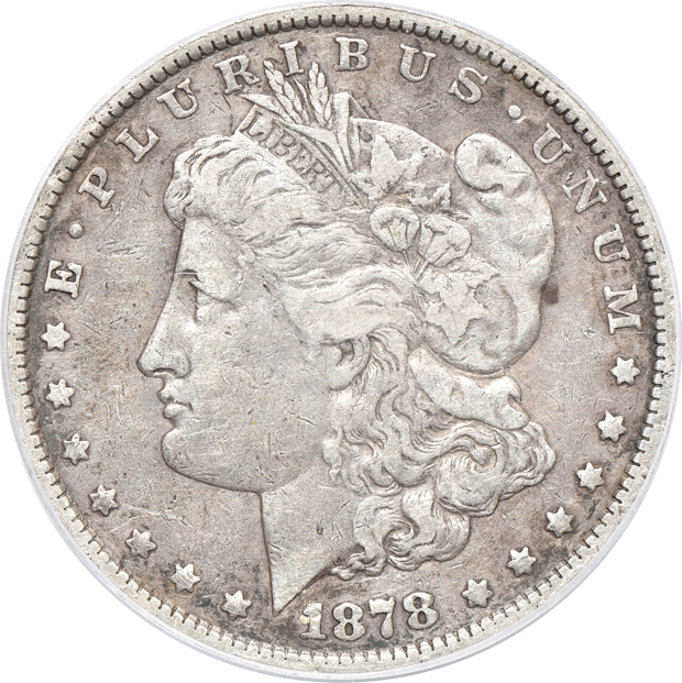 Ten 1878 7TF Reverse of 1878, all PCGS certified