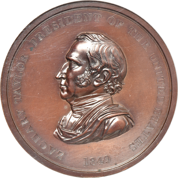 James Monroe, Zachary Taylor, and James K. Polk Indian Peace Medals