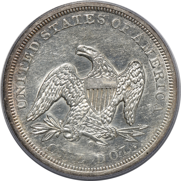 1860-O PCGS AU-50