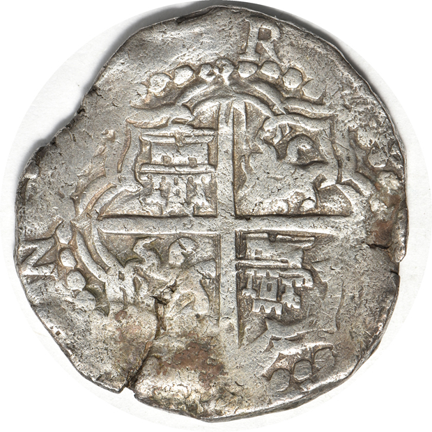 Spain - Atocha shipwreck Phillip III 8 reales with certificates
