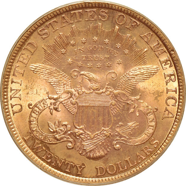1896, 1903, and 1907, all PCGS MS-62 (green label)