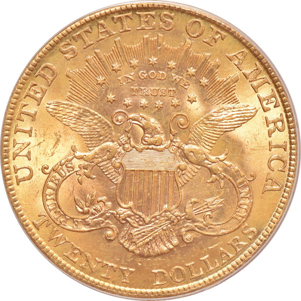 1896, 1903, and 1907, all PCGS MS-62 (green label)