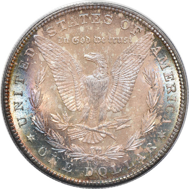 1879-S NGC MS-65 Star, and an 1880-S PCGS MS-65