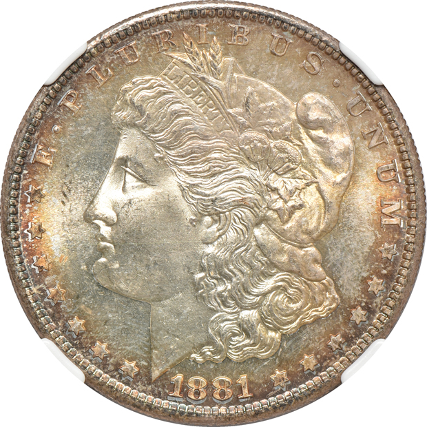 Two 1881-S NGC MS-67 (one CAC)