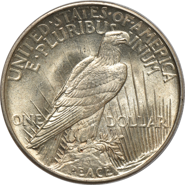 1921 Peace, High Relief PCGS MS-64
