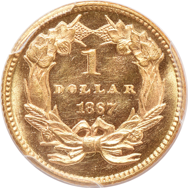 1867 PCGS MS-65