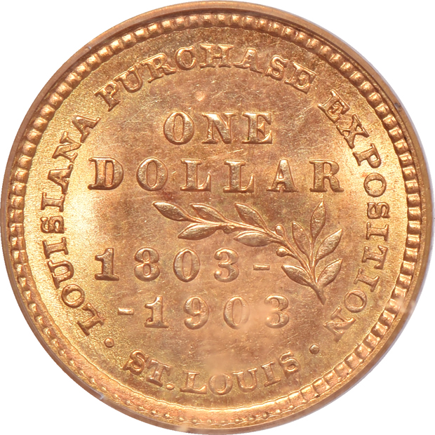 1903 Louisiana Purchase McKinley PCGS MS-64 CAC