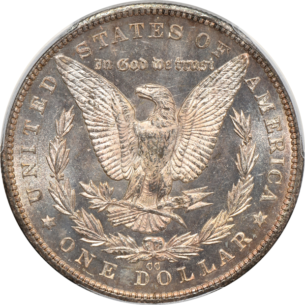 1881-CC MS-63PL, and an 1884-CC MS-65, both PCGS