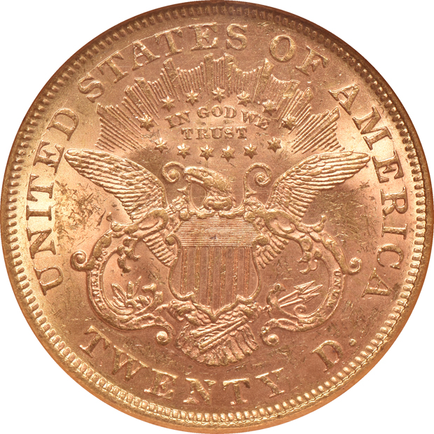 1875 NGC MS-61 CAC