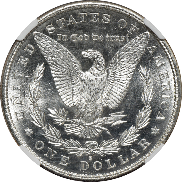 Three 1881-S NGC MS-66 CAC