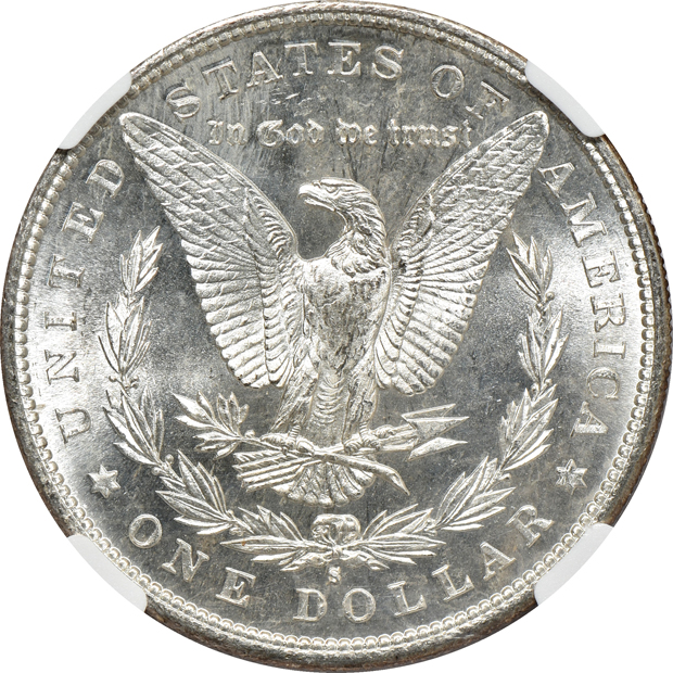 Three 1881-S NGC MS-66 CAC