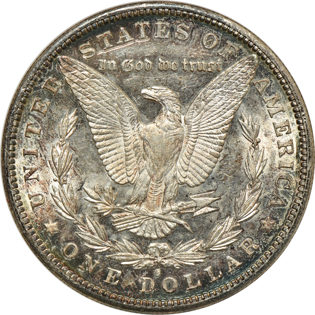 1883-S NGC AU-55 CAC, and an 1885-S PCGS MS-62