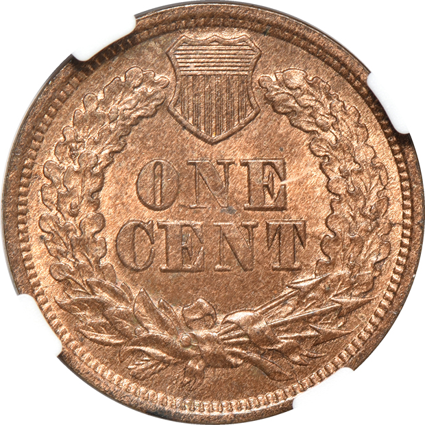 1867 NGC MS-64 RB