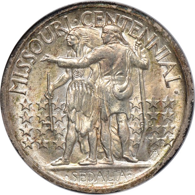 1921 Missouri 2X4 PCGS MS-65