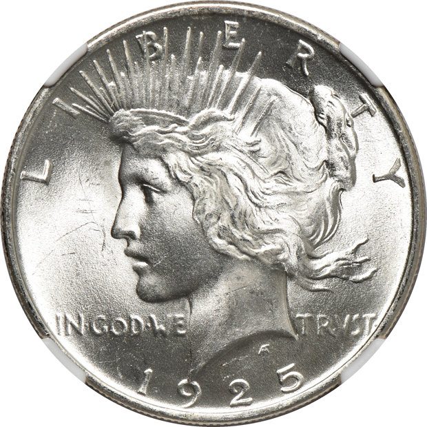 Three 1925.  One MS-65+ and two MS-66, all NGC