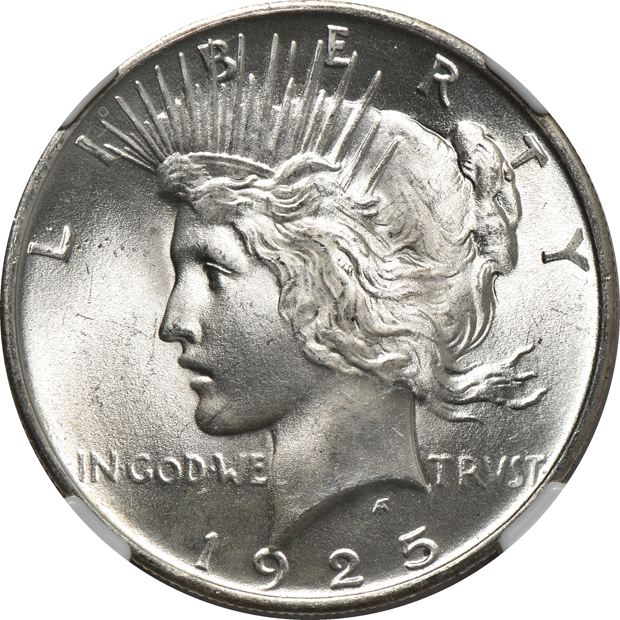Three 1925.  One MS-65+ and two MS-66, all NGC