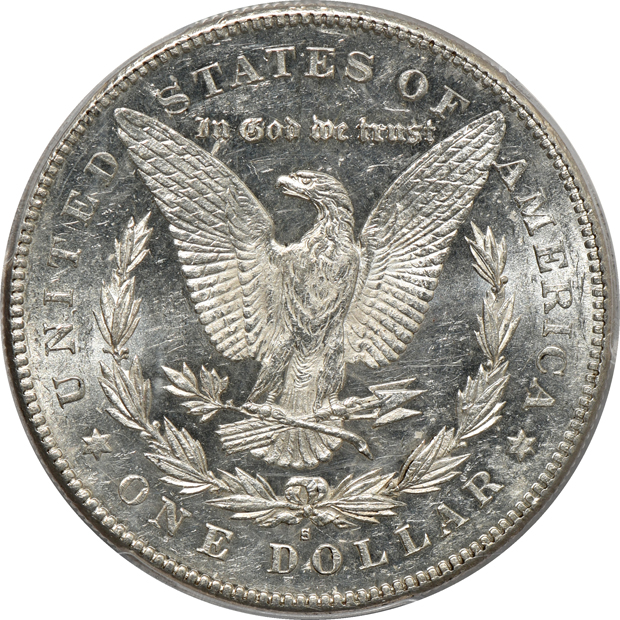 1878 8 TF MS-63, and an 1879-S Reverse of 1878 AU-58, both PCGS