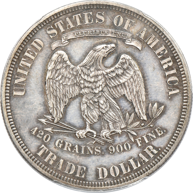 1879 Trade PCGS PR-58