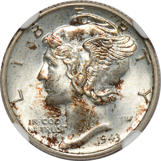 Six error coins certified by NGC